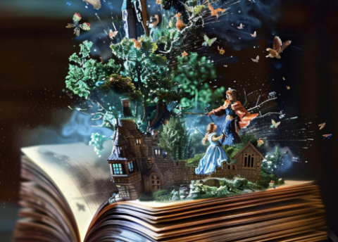 Symbolfoto zur Märchenerzählung in der Stadtbibliothek (Quelle: https://pixabay.com/de/Vilkasss)